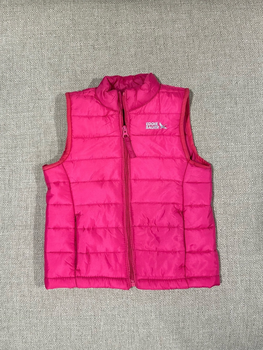 Eddie Bauer Kids Puffer Vest Pink Girls Size 4/5